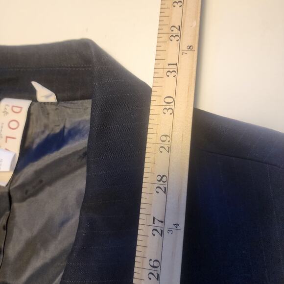 Anthropologie DOLAN Blazer Utility Mixed Fabric Size XL Edgy Military gorpcore - Picture 6 of 8
